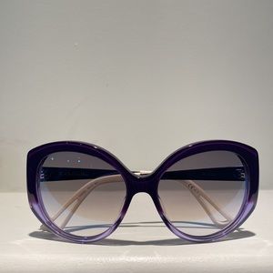 Dior Extase sunglasses, purple frames, brand new condition.